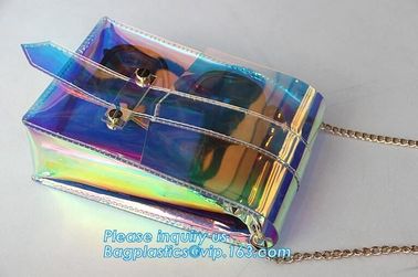 women's wallets small shoulder messenger bag with metal chain strip, Zipper Wallet Multicolor Purse, waterproof mobile c supplier