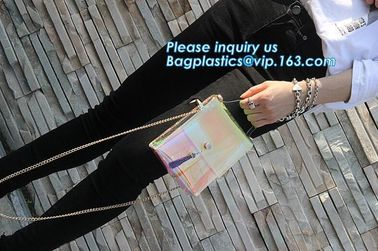 women's wallets small shoulder messenger bag with metal chain strip, Zipper Wallet Multicolor Purse, waterproof mobile c supplier