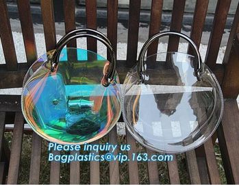 eco friendly teen fashion clear PVC handbag, Plastic PVC Handbags for Women, Promotional low price wholesale pvc handbag supplier