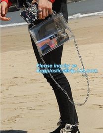 Chain Bag Cute Girl's Clear PVC Transparent Sling Hobo Handbag, PVC Women Handbag, PVC Beach Bag handbag/Fashion women h supplier