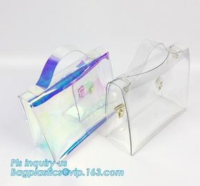 Shoulder Handbag PVC Tote Bag, Hologram Kalemlik Gammaray Pvc PU Laser Reflective Shoulder Tote bag, handbag beach shoul supplier