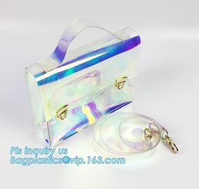 Shoulder Handbag PVC Tote Bag, Hologram Kalemlik Gammaray Pvc PU Laser Reflective Shoulder Tote bag, handbag beach shoul supplier