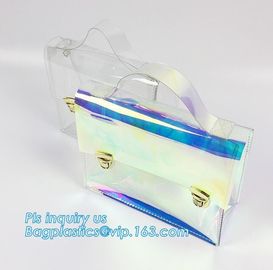 Shoulder Handbag PVC Tote Bag, Hologram Kalemlik Gammaray Pvc PU Laser Reflective Shoulder Tote bag, handbag beach shoul supplier