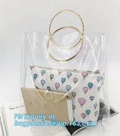 pvc candy bag cross body candy shoulder bag with chain, Clear PVC Beautician Fashion shoulder bag for women and girls, T supplier