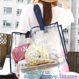 Hot Style PVC Bag Waterproof Shoulder Bag Beach Package Tote Bag For Girls, transparent PVC shoulder bag clutch bag supplier