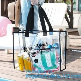 Hot Style PVC Bag Waterproof Shoulder Bag Beach Package Tote Bag For Girls, transparent PVC shoulder bag clutch bag supplier