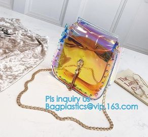 High quality newest fashion transparent handbags women pvc clear bags shoulder bag, Clear Pvc Manufacture Small Custom T supplier