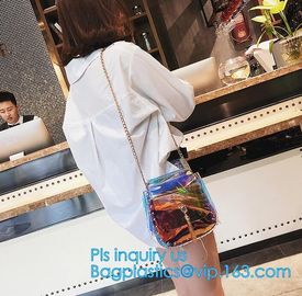 High quality newest fashion transparent handbags women pvc clear bags shoulder bag, Clear Pvc Manufacture Small Custom T supplier