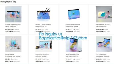 Elegant Transparent Handbags Shoulder Tote PVC Beach Bags for women with Zipper, Vinyl Transparent PVC Shoulder Bag With supplier