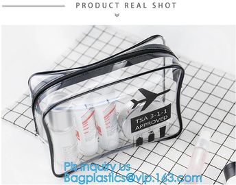 Luxury cosmetic bag custom printing pvc makeup bag travel, makeup bag travel pvc zipper bag, Promotional PVC Travel Make supplier