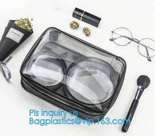 makeup pouch travel clear PVC toiletry bag, makeup PVC cosmetic bag with bubbles, Toiletry bag wholesale waterproof trav supplier