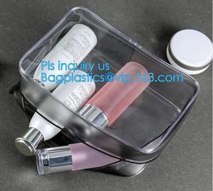 makeup pouch travel clear PVC toiletry bag, makeup PVC cosmetic bag with bubbles, Toiletry bag wholesale waterproof trav supplier