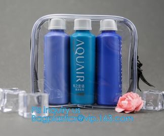 makeup pouch travel clear PVC toiletry bag, makeup PVC cosmetic bag with bubbles, Toiletry bag wholesale waterproof trav supplier