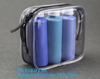 makeup pouch travel clear PVC toiletry bag, makeup PVC cosmetic bag with bubbles, Toiletry bag wholesale waterproof trav supplier