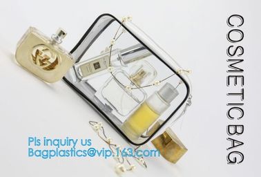 Good Design Fashion Zippered PVC Makeup Bag, holographic makeup bag pvc cosmetic bag, portable funny travel makeup pouch supplier