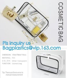 Good Design Fashion Zippered PVC Makeup Bag, holographic makeup bag pvc cosmetic bag, portable funny travel makeup pouch supplier