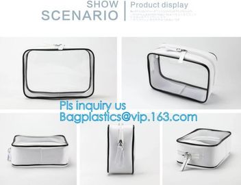 Good Design Fashion Zippered PVC Makeup Bag, holographic makeup bag pvc cosmetic bag, portable funny travel makeup pouch supplier