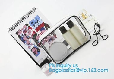 Good Design Fashion Zippered PVC Makeup Bag, holographic makeup bag pvc cosmetic bag, portable funny travel makeup pouch supplier