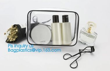 Good Design Fashion Zippered PVC Makeup Bag, holographic makeup bag pvc cosmetic bag, portable funny travel makeup pouch supplier