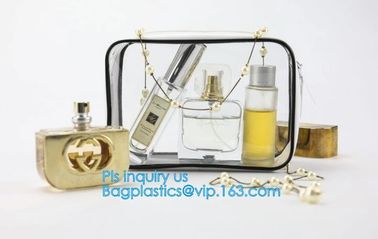 Good Design Fashion Zippered PVC Makeup Bag, holographic makeup bag pvc cosmetic bag, portable funny travel makeup pouch supplier