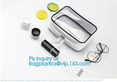 Good Design Fashion Zippered PVC Makeup Bag, holographic makeup bag pvc cosmetic bag, portable funny travel makeup pouch supplier