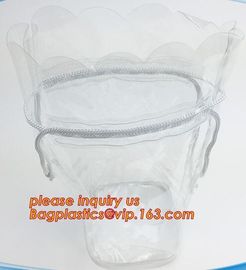 Drawstring Bags Backpack PVC Drawstring Bag, Promotional Clear PVC Plastic Drawstring Bag, pvc drawstring backpack bag supplier
