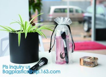 Drawstring Bags Backpack PVC Drawstring Bag, Promotional Clear PVC Plastic Drawstring Bag, pvc drawstring backpack bag supplier