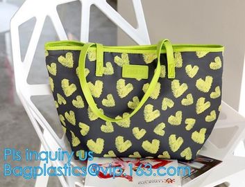 Portable Clothing Storage Shopping Bag Women Fashionable Travel PVC Beach Bag Female Casual Toiletry Shoulder Bags, carr supplier