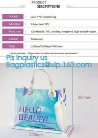 Summer Beach Bag Clear PVC Shoulder Bag new style, Fashion transparent jelly iridescent manufacturer clear shoulder purs supplier