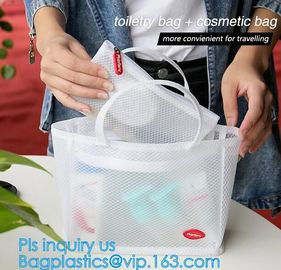 Women Mesh Shoulder Bag Handbag Travel Tote Beach Toiletry Storage Bag Case, Travel Beach Storage Handbag Mesh Tote Hand supplier