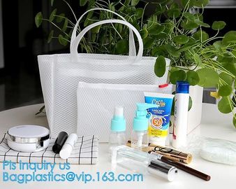 Women Mesh Shoulder Bag Handbag Travel Tote Beach Toiletry Storage Bag Case, Travel Beach Storage Handbag Mesh Tote Hand supplier