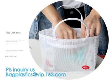 Women Mesh Shoulder Bag Handbag Travel Tote Beach Toiletry Storage Bag Case, Travel Beach Storage Handbag Mesh Tote Hand supplier