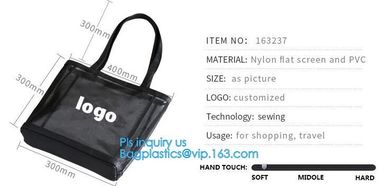Mesh Beach Bag Shopping Bag Shoulder bag handbags, Mesh Beach Women Handbags, Mesh Tote Beach Bag Handbag With Large Poc supplier