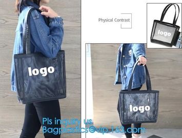 Mesh Beach Bag Shopping Bag Shoulder bag handbags, Mesh Beach Women Handbags, Mesh Tote Beach Bag Handbag With Large Poc supplier