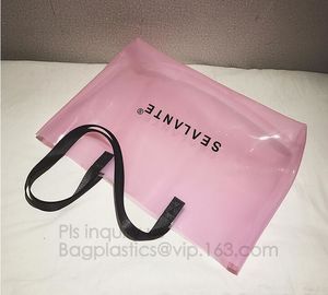 Semi-clear Tote Bags Stripe PVC Shoulder Bag with Pouch, PVC PU Trendy Handbag Shoulder Bag Beach Bag, PVC shoulder bag supplier