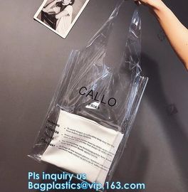 Fashion Transparent Bag In Bag Shoulder Bag, OEM Beach bag, traveling bag pvc bag lady hand bag shopping bag hand bag wo supplier