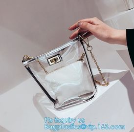 waterproof promotional clear tote pvc handle shopping bag, PVC mat waterproof reusable tote shopping bags, summer soft p supplier