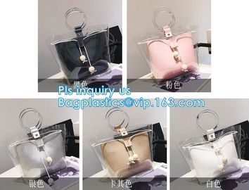 Beauty Flower Color PVC tote shopping bag, PVC Coating 600D Polyester Tote Bag Grocery Bag with Zipper Closing, handle supplier