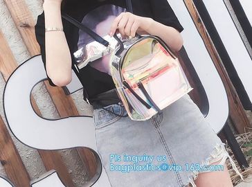 Promotion school waterproof pvc clear backpack for kids, transparent clear pvc backpack, Shoulder Straps Backpack PVC To supplier