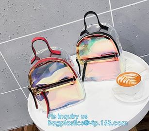Promotion school waterproof pvc clear backpack for kids, transparent clear pvc backpack, Shoulder Straps Backpack PVC To supplier