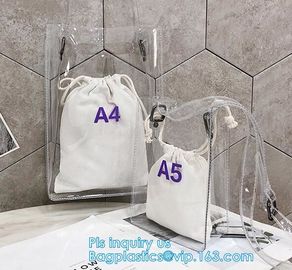 waterproof stadium Bags handbags, Clear gift packing PVC handbag, Envelope Clutch PVC Vinyl Plastic Purse Bag, tote hand supplier