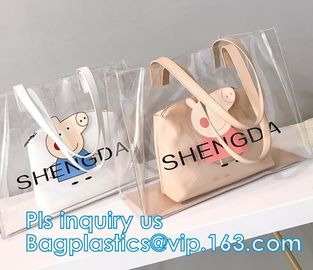 Customized Design Shiny PVC Handbags, summer beach jelly candy handbag, hot candy bag silicone jelly handbag trendy fash supplier