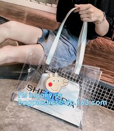 Customized Design Shiny PVC Handbags, summer beach jelly candy handbag, hot candy bag silicone jelly handbag trendy fash supplier