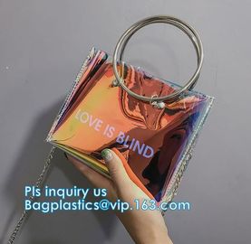 Fashion Women handbag Transparent PVC Clear Beach single shoulder bag,woman handbag, PVC handbag ladies women tote bag supplier