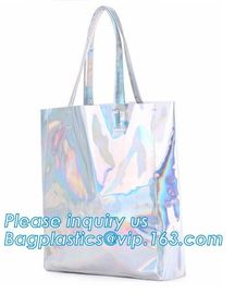 promotional PVC handle bag, Pocket Beach Shoulder Bags, Simple designed plastic beach bags, eco handle pvc blanket packi supplier