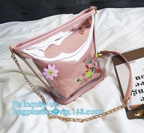 shopping bag plastic bag sizes standard promotional shoulder bag waterproof, Tote Bag Fashion Pvc beach bag, tote, handy supplier