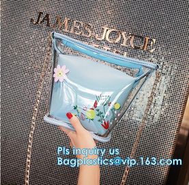 shopping bag plastic bag sizes standard promotional shoulder bag waterproof, Tote Bag Fashion Pvc beach bag, tote, handy supplier