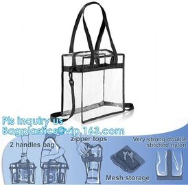 clear pvc bag large capacity, custom logo clear pvc bag, blanket bag with handle ,pvc handle bag pvc christmas gift bag supplier