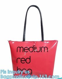 summer laser shoulder bag fashion transparent PVC tote handbag with chain, Waterproof Transparent Shoulder Bag with Cosm supplier