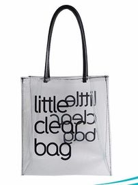 summer laser shoulder bag fashion transparent PVC tote handbag with chain, Waterproof Transparent Shoulder Bag with Cosm supplier